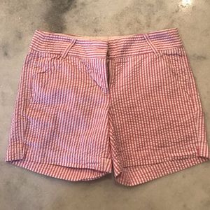 J. Crew CityFit Seersucker Shorts